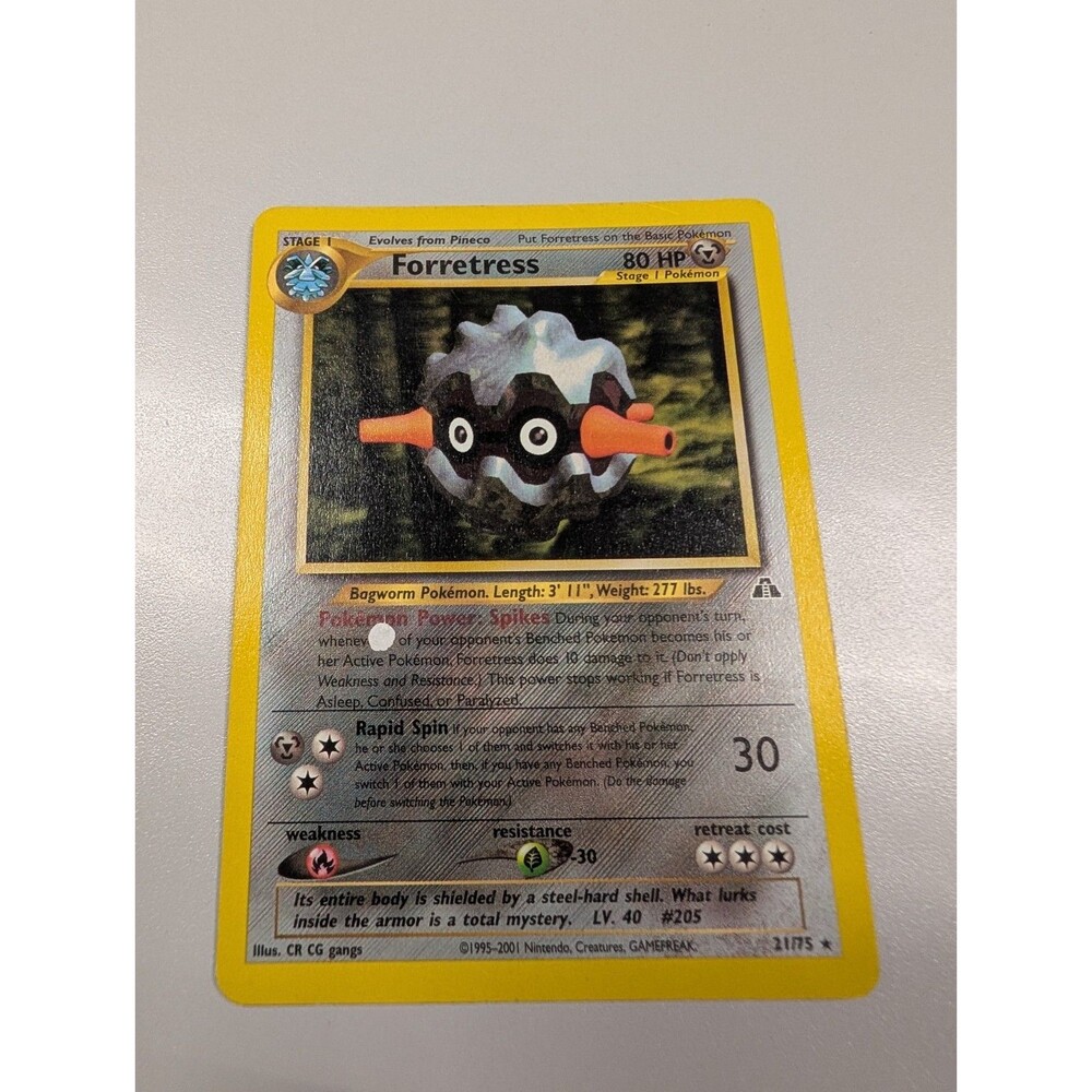 Forretress 21/75 Neo Discovery Regular pokemon card rare vintage